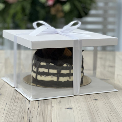 Clear acetate cake box 12x12x6 inch