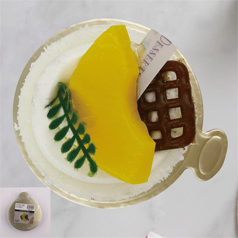 Small round gold cake boards 12 pack