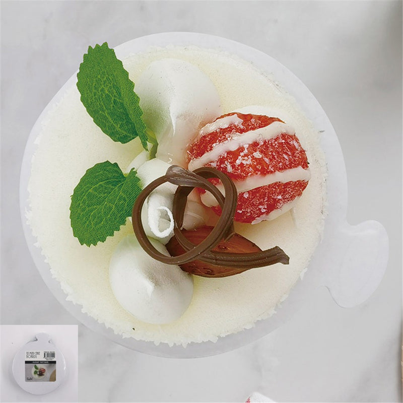 Small round white cake boards 12 pack