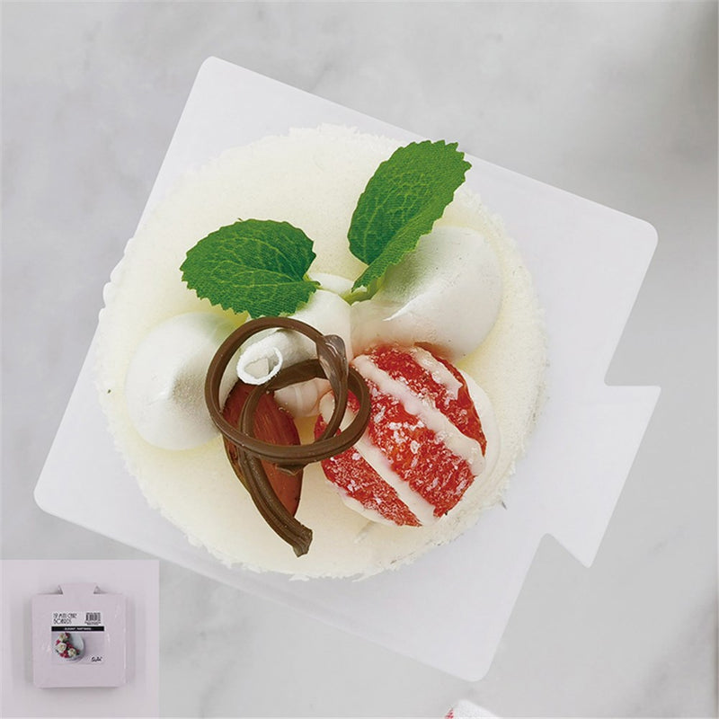 Small square white cake boards 12 pack