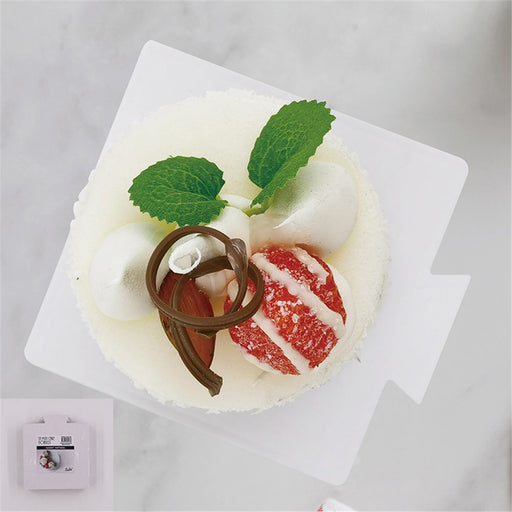 Small square white cake boards 12 pack