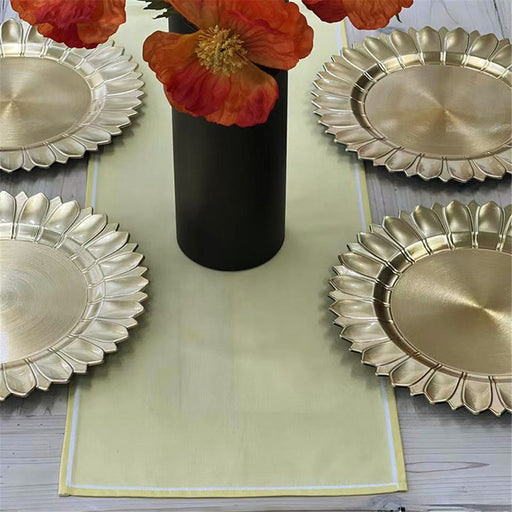 Yellow table runner 30x170cm
