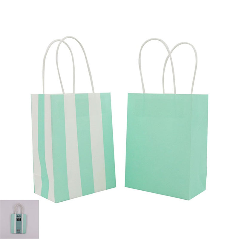 Pack of 4 small mint kraft bags