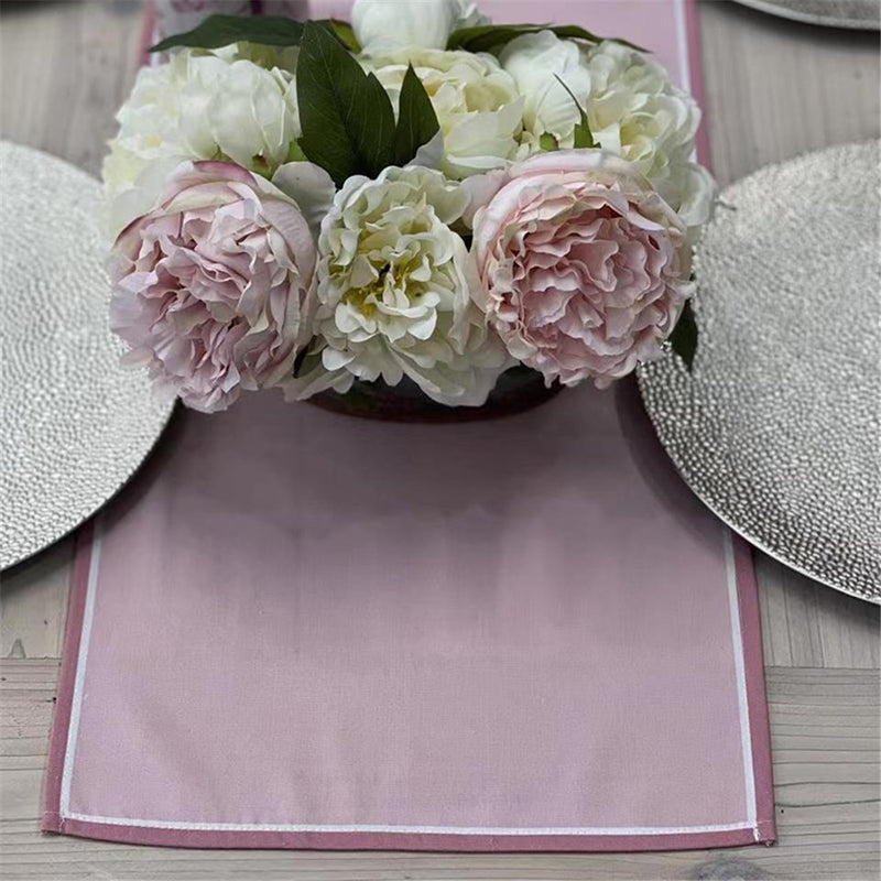 Pink table runner 30x170cm