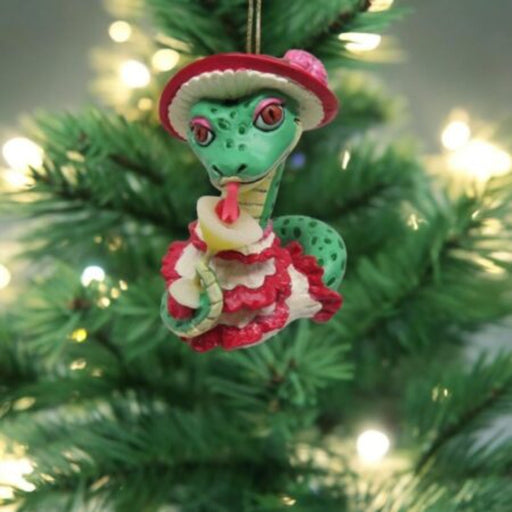 Ronis Christmas Tree Deco Ms Snake 9cm