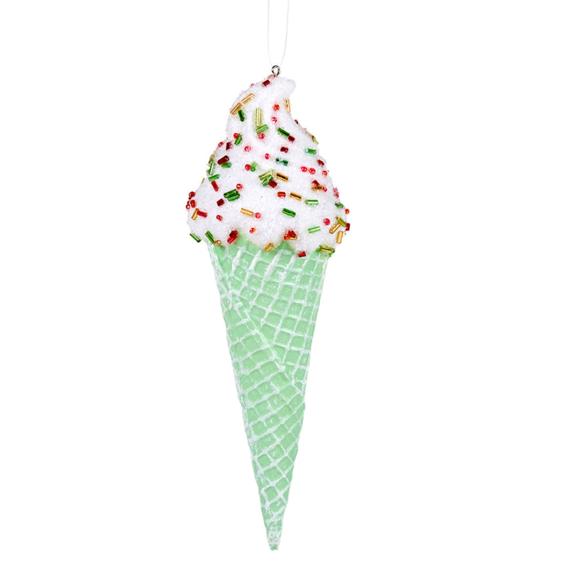Ronis Christmas Tree Deco Green Ice Cream 17cm