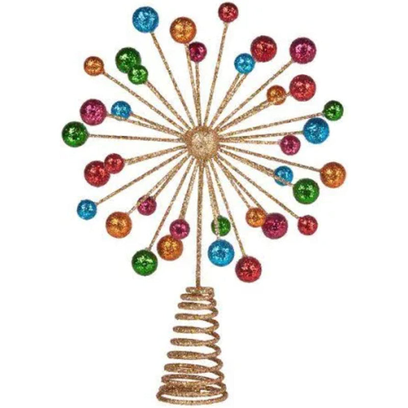 Ronis Tree Topper w Colourful Balls 29cm