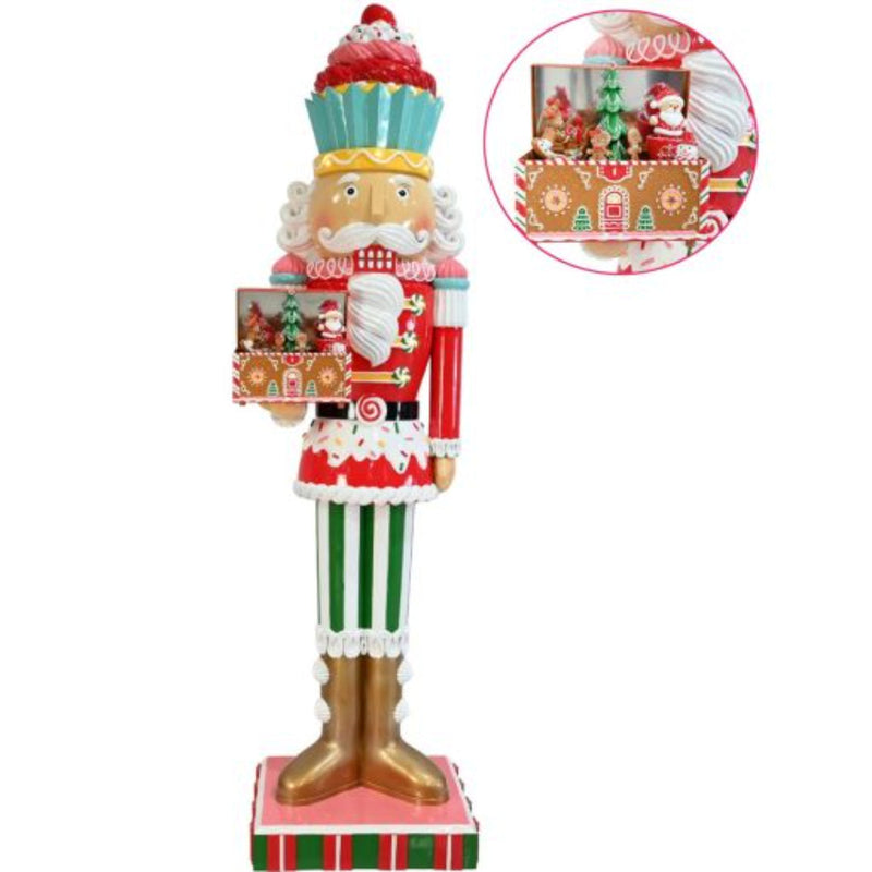 Ronis Animated Candy Nutcracker w Music 216cm