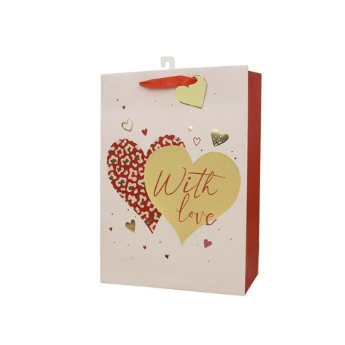 Extra large Valentine gift bag 31x42x12cm