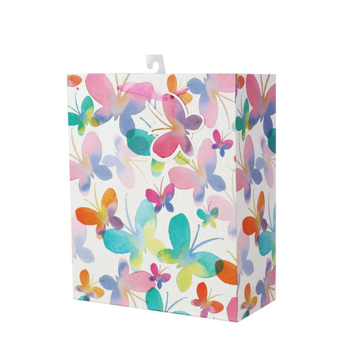Large butterfly print gift bag