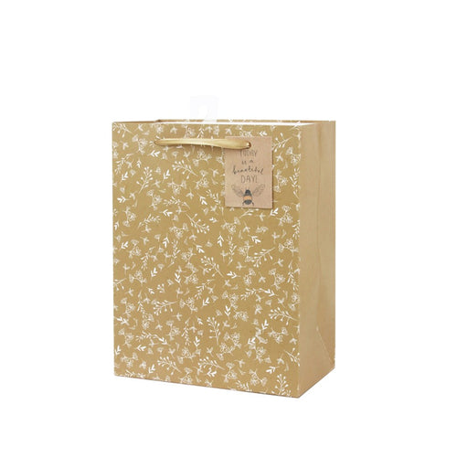 Medium gift bag with floral print