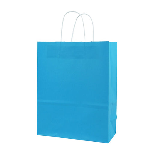 Pack of 3 large navy kraft bags