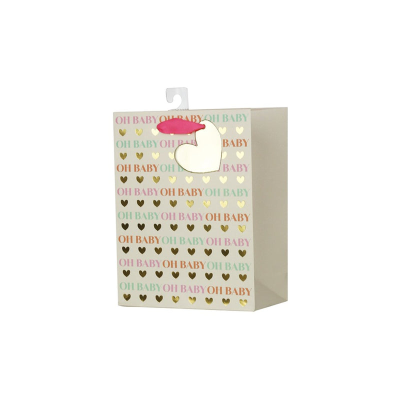 Medium Oh Baby baby shower gift bag