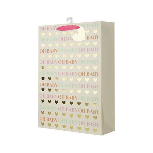 Extra large Oh Baby baby shower gift bag