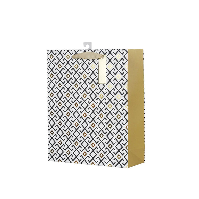 Large geometric patterned gift bag