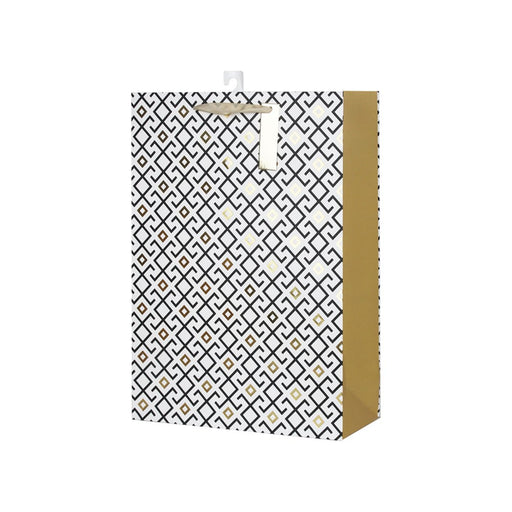 Extra large geometric patterned gift bag