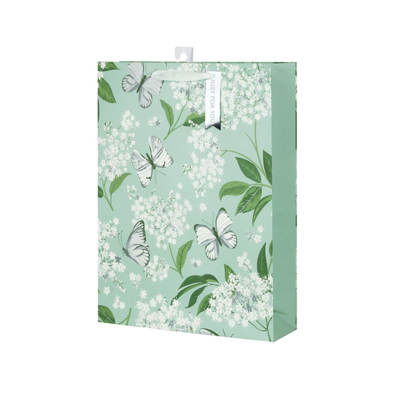 Extra large Forget Me Knots floral gift bag