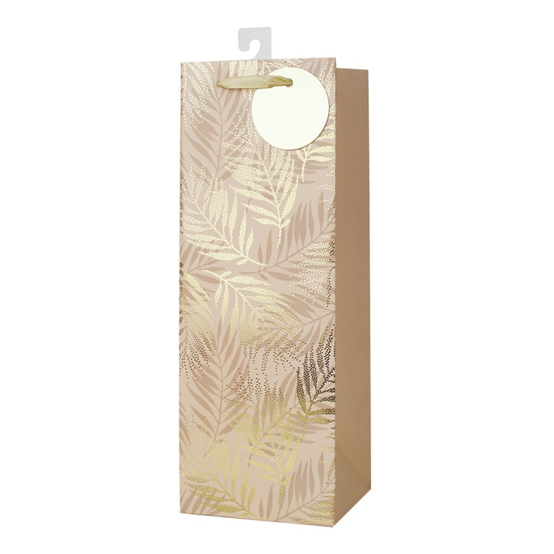 Fern leaf print bottle bag