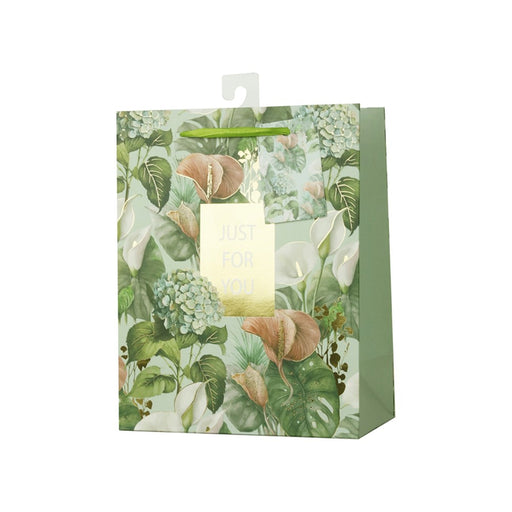Medium floral gift bag "Just For You"