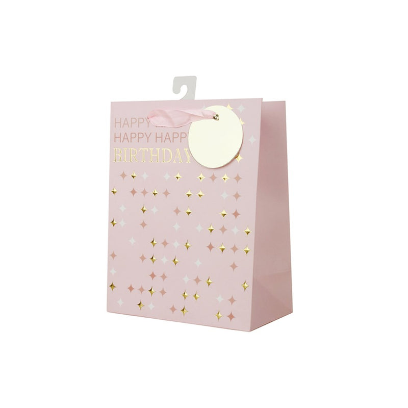 Medium diamond pattern birthday gift bag