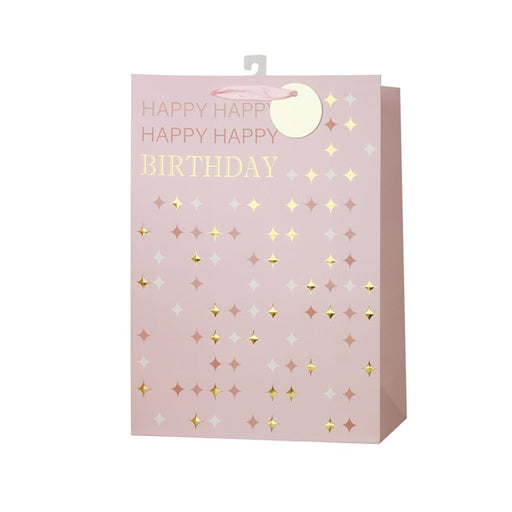 Extra large diamond pattern birthday gift bag