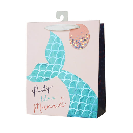 Medium mermaid theme gift bag