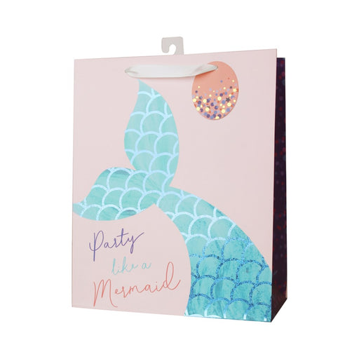 Large mermaid theme gift bag