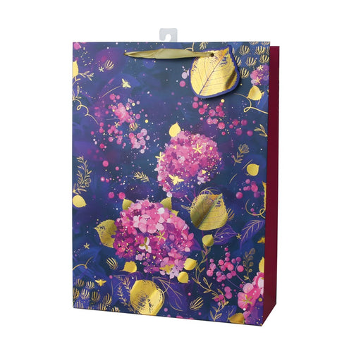 Extra large hydrangea floral gift bag