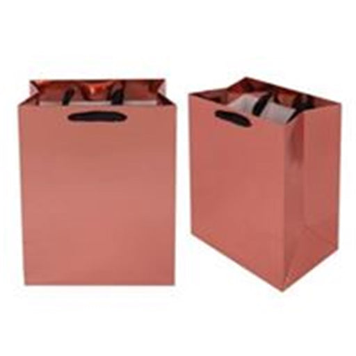 Medium rose gold gift bag