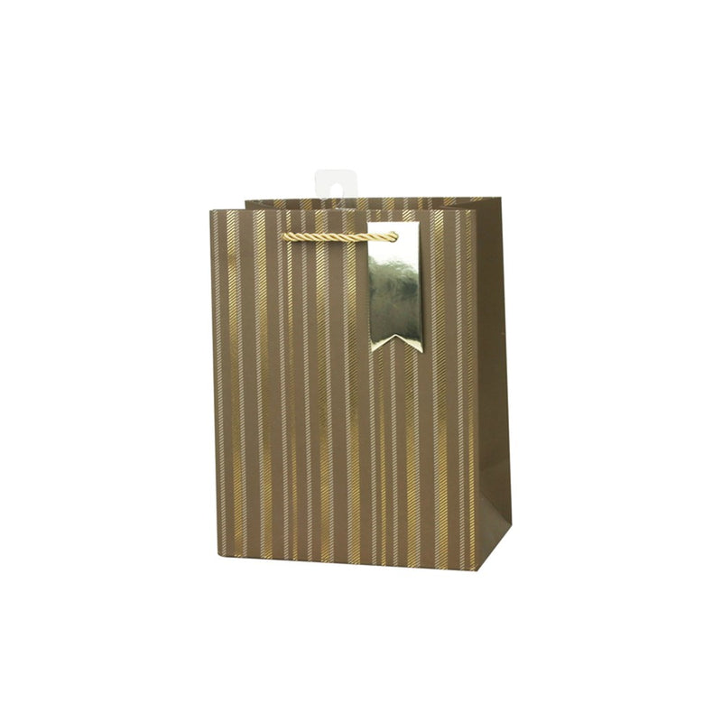 Medium striped gift bag