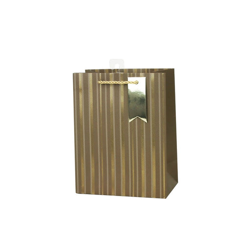 Medium striped gift bag