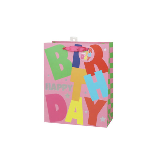 Large Happy Birthday gift bag