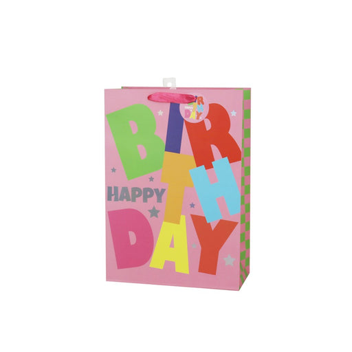 Extra large Happy Birthday gift bag
