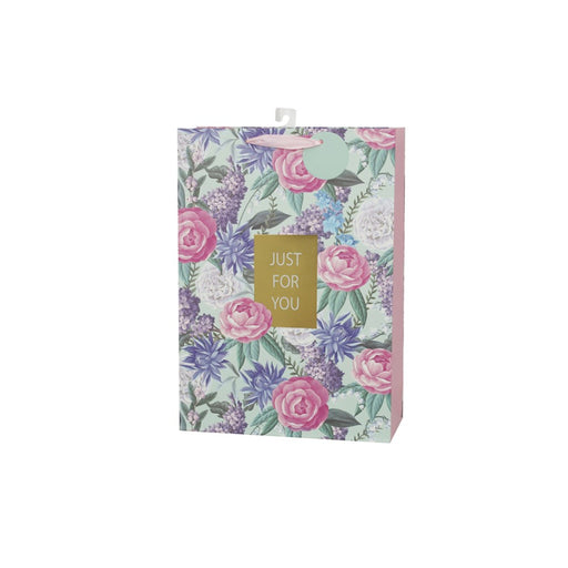 Extra large floral Just For You gift bag