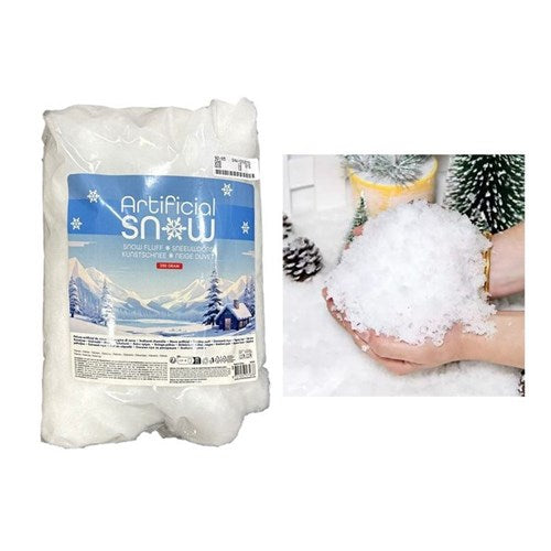 200 g bag of white snow fluff