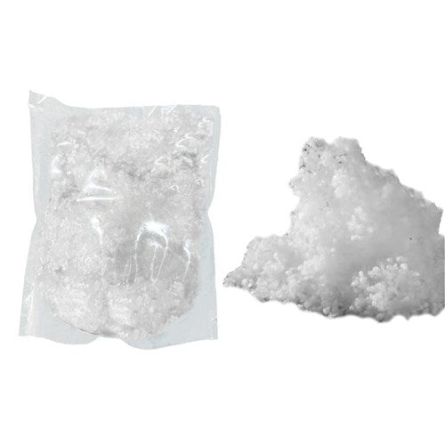 100 g curly snow décor fibers