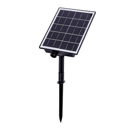 4.5V solar panel with 8 light functions on stake