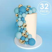 32 CAKE BALL TOPPERS - BOLD IN BLUE image  5 – thumbnail