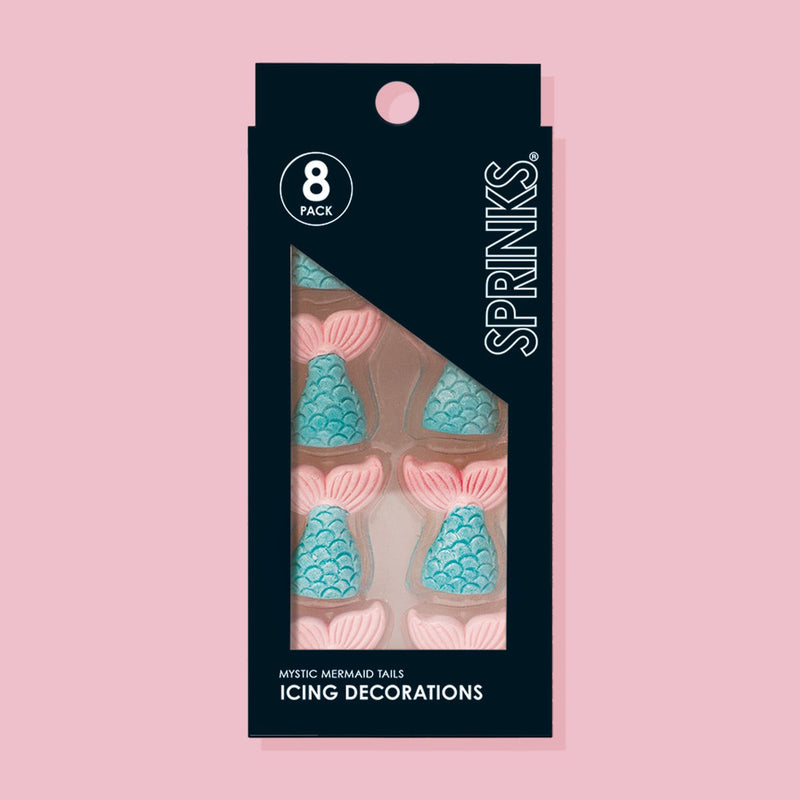ICING DECORATIONS- MERMAID TAILS (8 PCS) image  2