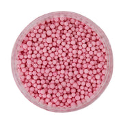 Jar of pastel pink nonpareil sprinkles 65g – thumbnail