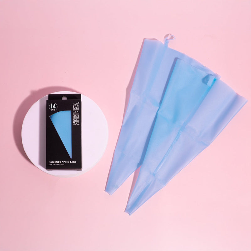 PIPING BAG 2PC SILICONE 14" 35cm SUPERFLEX PACKS image  4