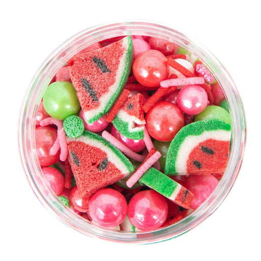 Jar of watermelon themed sprinkles 75g