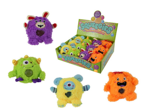 Squishy monster plush with water beads inside