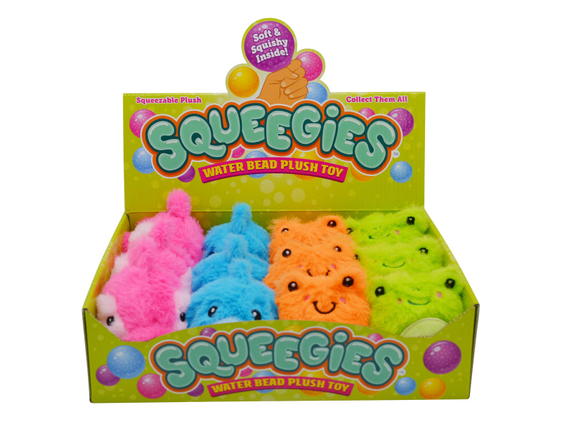 Squishy sea animal plush with water beads inside
