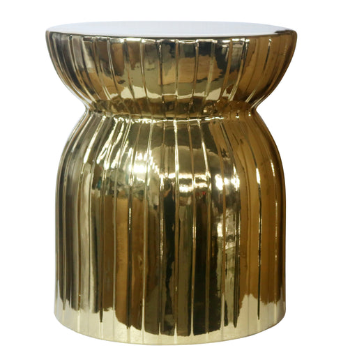 Ceramic Stool 35x45cm Gold