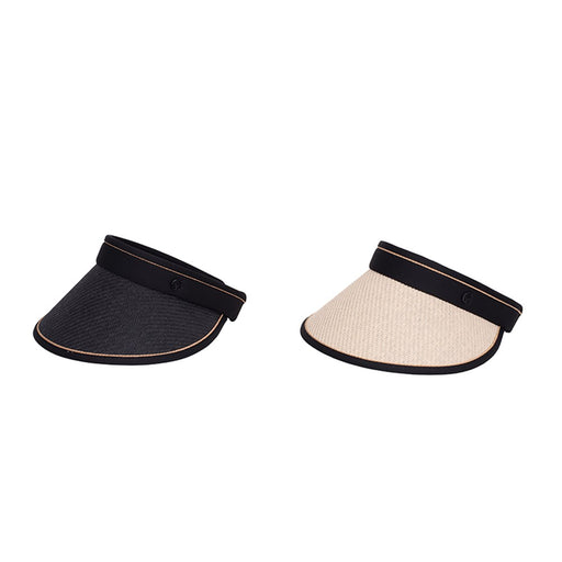 26cm sun visor in black or beige