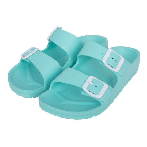 Turquoise blue EVA sandals for women assorted sizes