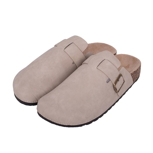 Beige lightweight clogs for women