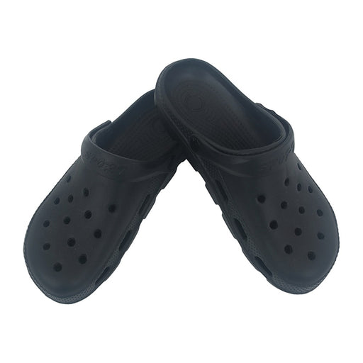 Black EVA clogs for men