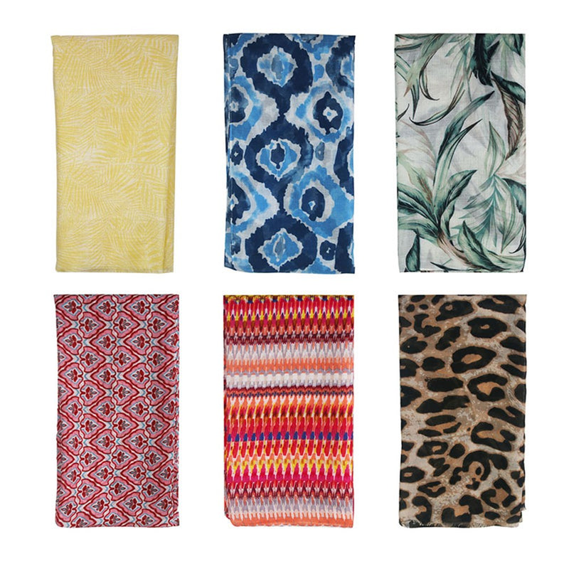 90x180cm beach sarong wrap assorted prints